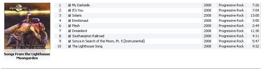 Moongarden - Songs From the Lighthouse